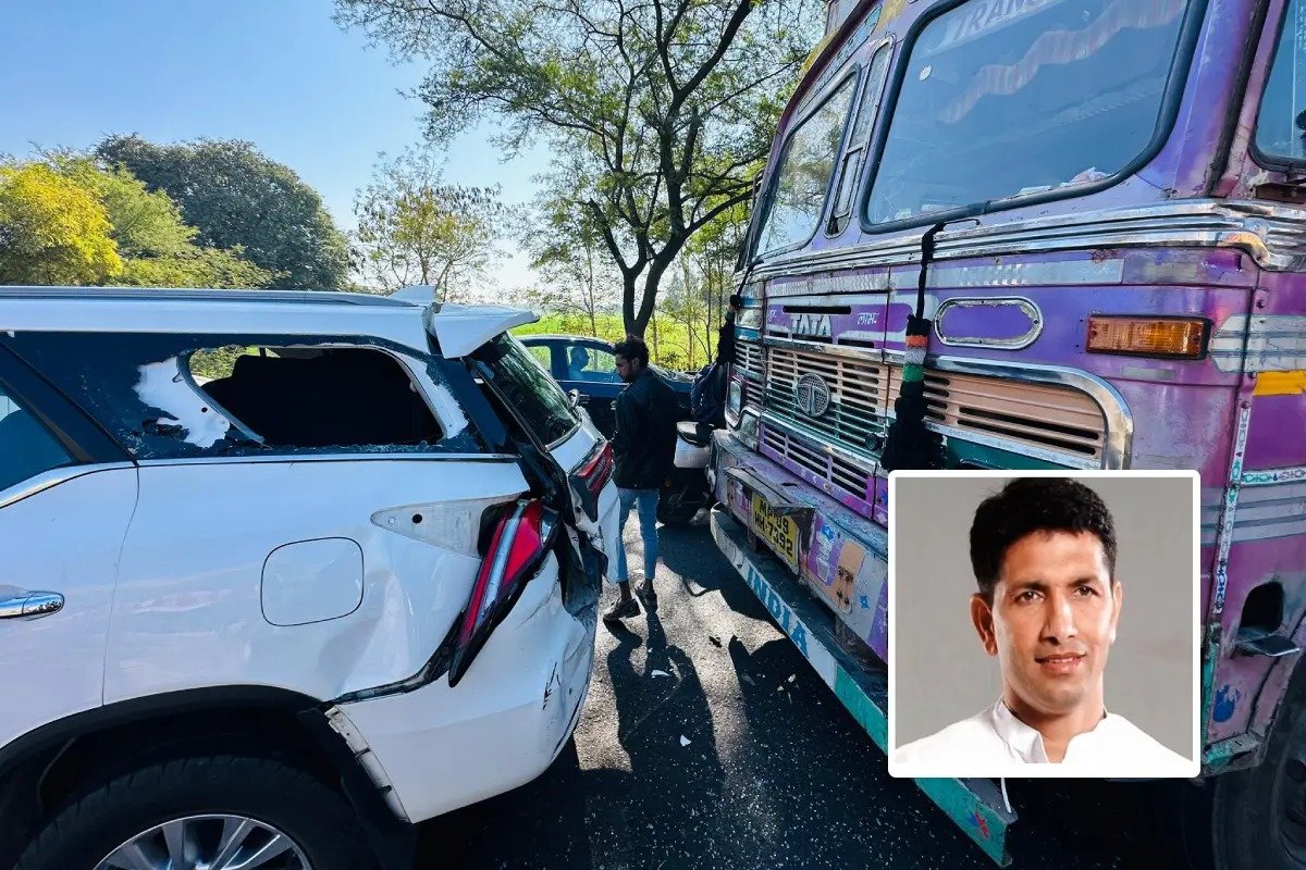 Jitu Patwari Car Accident : मध्यप्रदेश कांग्रेस अध्यक्ष जीतू पटवारी की कार का एक्सीडेंट, ट्रक ने पीछे से मारी टक्कर