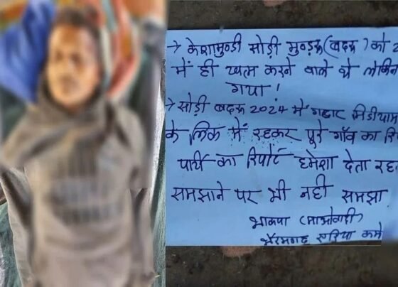 Naxalites killed a villager in Bijapur