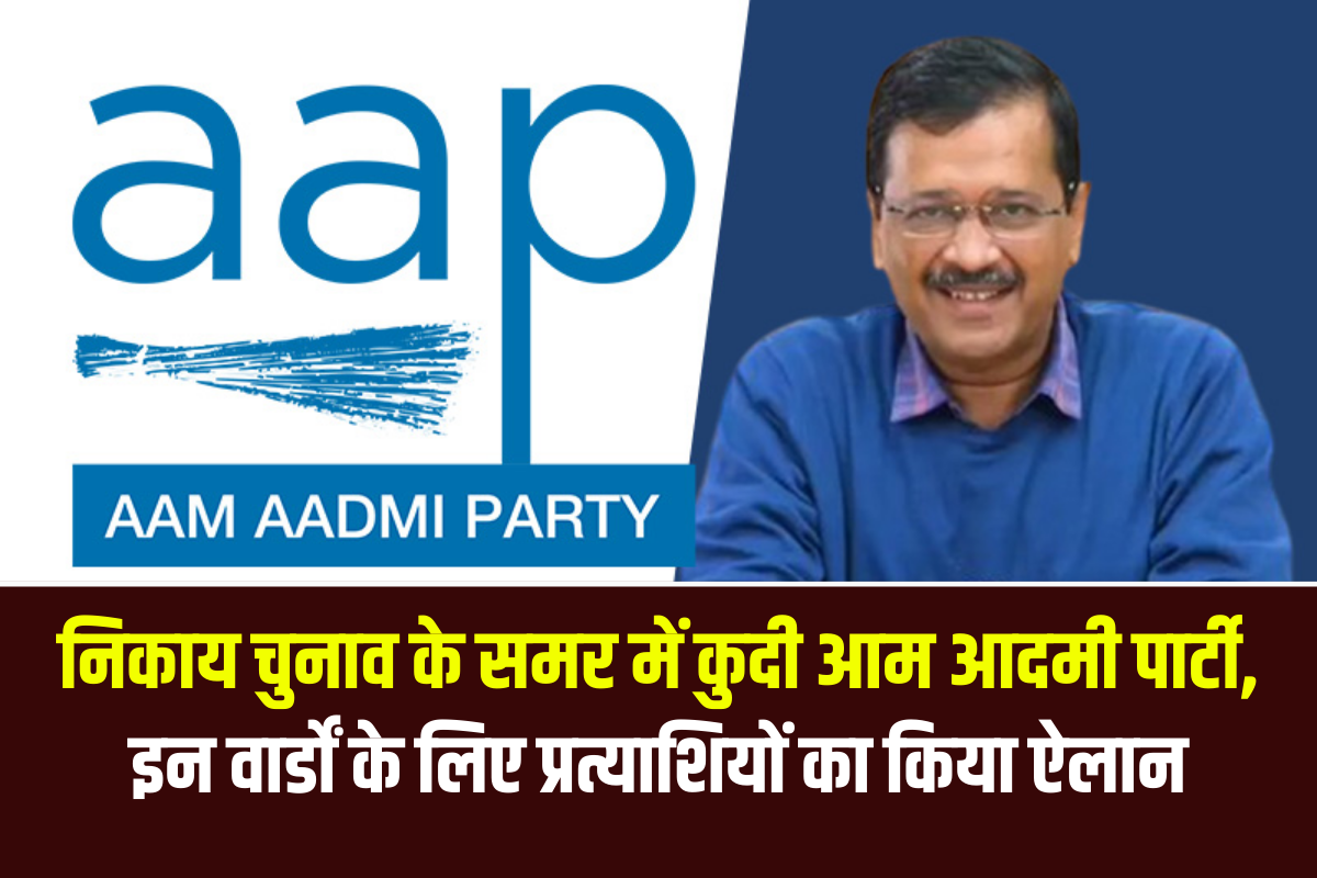 Raipur Nagar Nigam Election 2025: निकाय चुनाव के समर में कुदी आम आदमी पार्टी, इन वार्डों के लिए प्रत्याशियों का किया ऐलान, देखें सूची