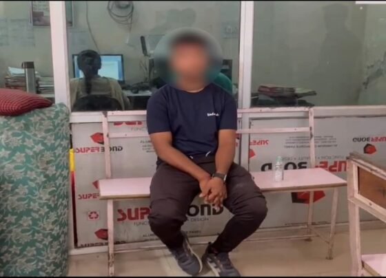 A young man reached the police station in Korba demanding a girl