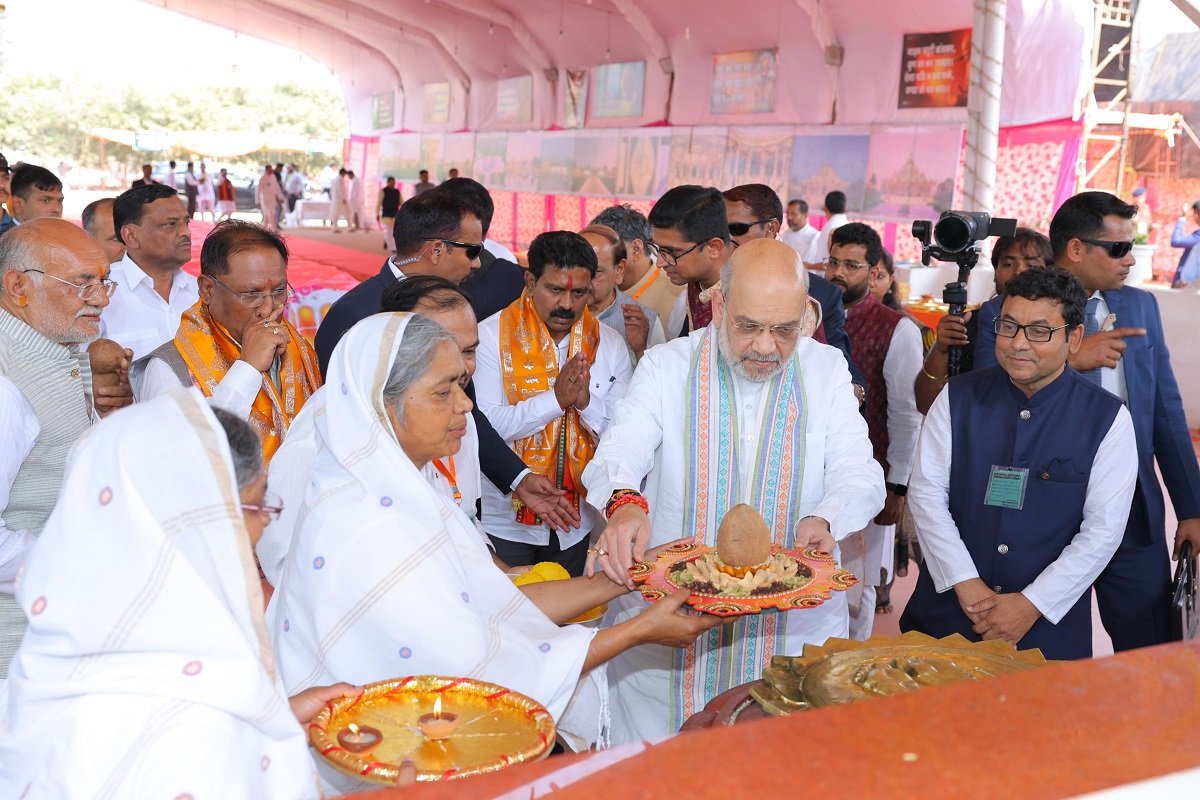 आचार्य विद्यासागर जी महाराज की समाधि स्मारक का केन्द्रीय गृहमंत्री शाह ने किया भूमिपूजन, कहा- उन्होंने सिखाया कि हमारी संस्कृति ही हमारी पहचान है