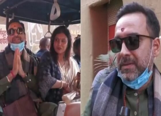 Pankaj Tripathi reached Mahakumbh with family