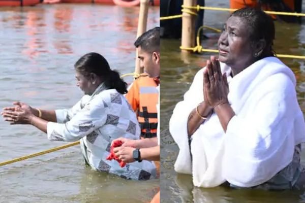 Maha Kumbh 2025 : महाकुंभ पहुंची राष्ट्रपति द्रौपदी मुर्मू, संगम में लगाईं डुबकी
