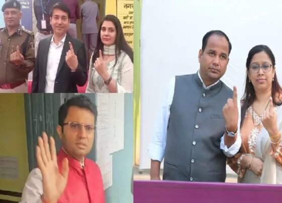 Raipur Collector and District Election Officer voted