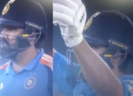 Rohit Sharma got angry when DJ played the song