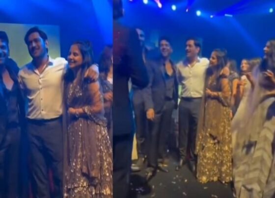 VIDEO of MS Dhoni singing romantic song with Sakshi goes viral
