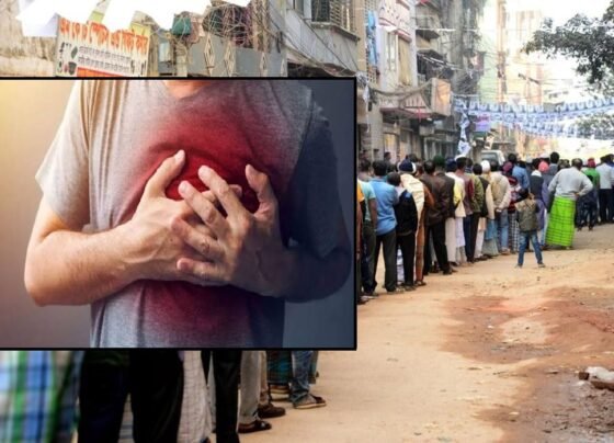 Voter dies of heart attack in polling booth