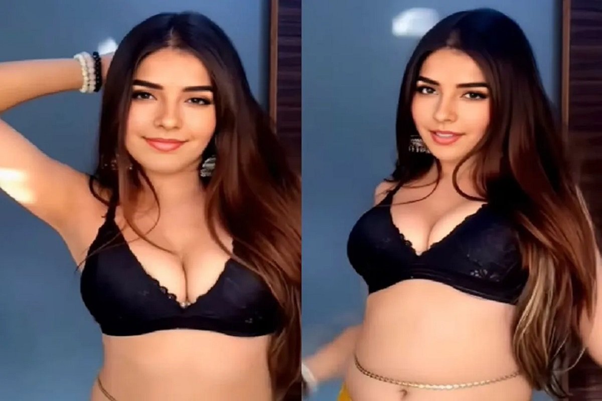 Indian Model Bhabhi Sexy Video: ब्लैक ब्रा में भाभी ने कराया हुस्न का दीदार, सेक्सी फिगर देख लट्टू हुए फैंस, देखें वीडियो