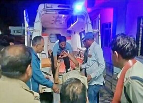 Attack on police team in Mauganj