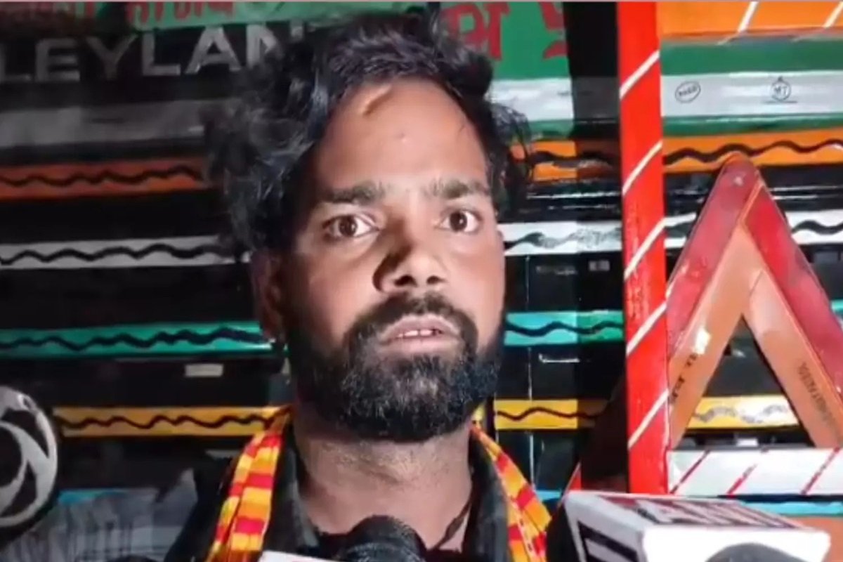 रेत का अवैध खनन: पुलिस और वन विभाग ने ड्राइवर समेत ट्रक किया जब्त, आरोपी ने लिया मंत्री के बेटे का नाम