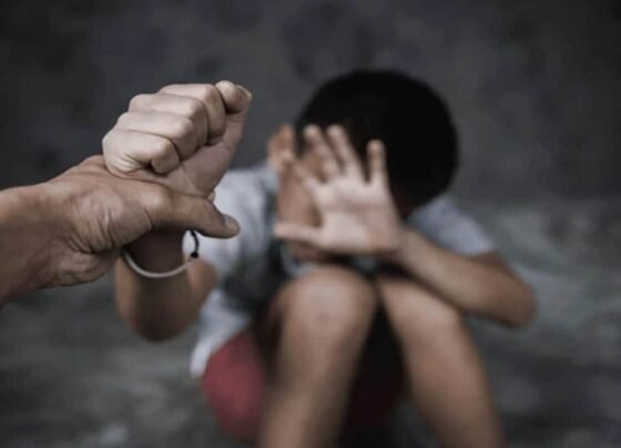 Senior slapped a 6 year old child 30 times spit on shoes and forced him to lick them