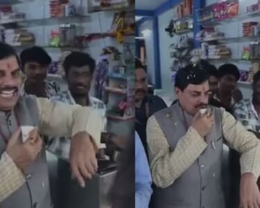 CM Mohan Yadav sipped tea