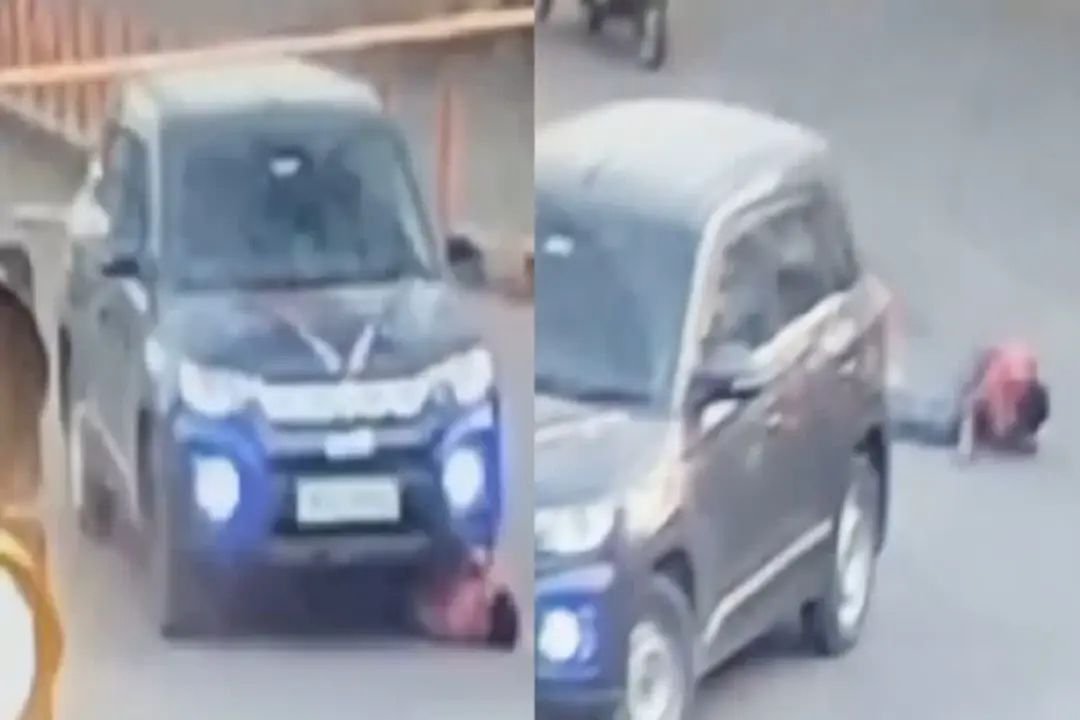 Gwalior News: बॉयफ्रेंड के प्यार में पागल हुई पत्नी, पति ने रंगेहाथ पकड़ा तो चढ़ा दी कार, घटना का खौफनाक वीडियो आया सामने