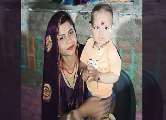 2-year-old child strangled to death in Guna mother found hanging