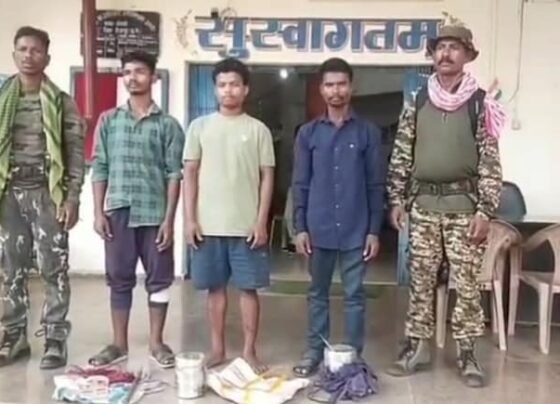 Bijapur Naxalites Arrested Today