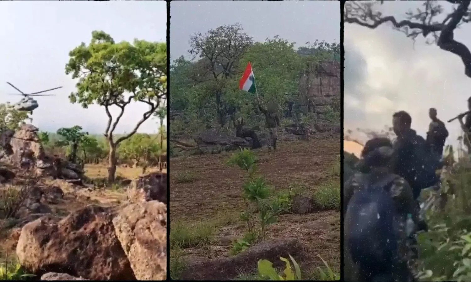 CG Naxal Operation : करेगुट्टा पहाड़ पर जवानों ने फहराया तिरंगा, मुंह छुपाकर भागे माओवादी, पहाड़ी पर सुरक्षाबल का कब्जा