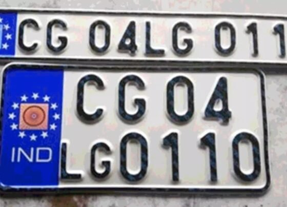 High Security Number Plate Chhattisgarh