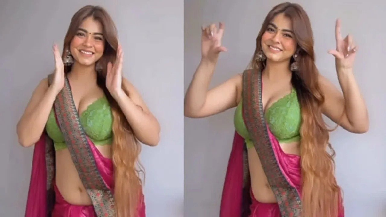 Hot Bhabhi Sexy Video: देसी भाभी ने गुलाबी साड़ी में लगाए सेक्सी ठुमके, बोल्डनेस देख लट्टू हुए फैंस, वायरल हुआ वीडियो