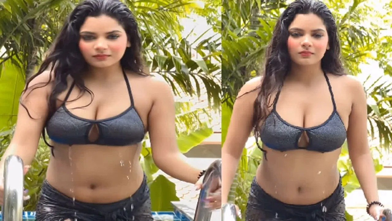 Hot Model Sexy Video: हॉट मॉडल ने अपनी सेक्सी अदाओं से स्वीमिंग पूल में लगाई आग, भीगा बदन देख बेकाबू हुए फैंस, देखें वीडियो
