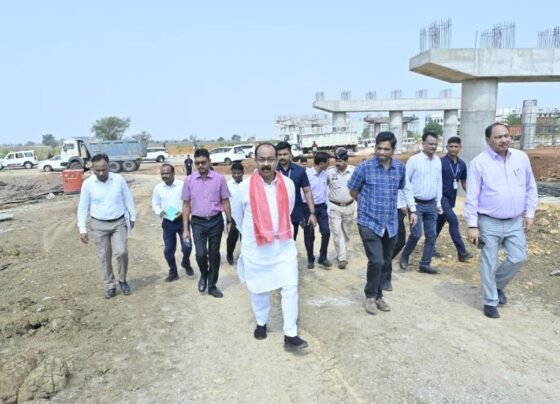 Arun Sao inspected the Bharatmala project