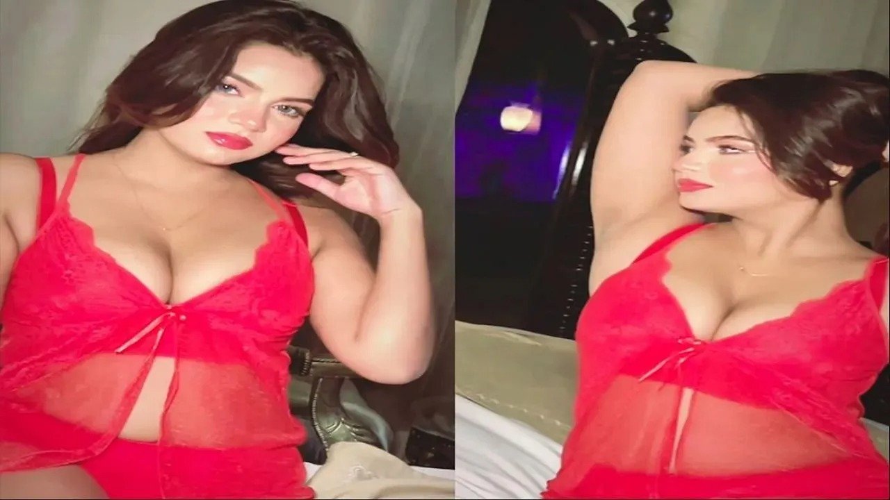 Desi Bhabhi Sexy Video : बिस्तर पर लेटकर देसी भाभी ने दिखाई सेक्सी अदाएं, लाल ब्रा में बिखेरा हुस्न का जादू, देखकर आंख मलते रह गए लड़के