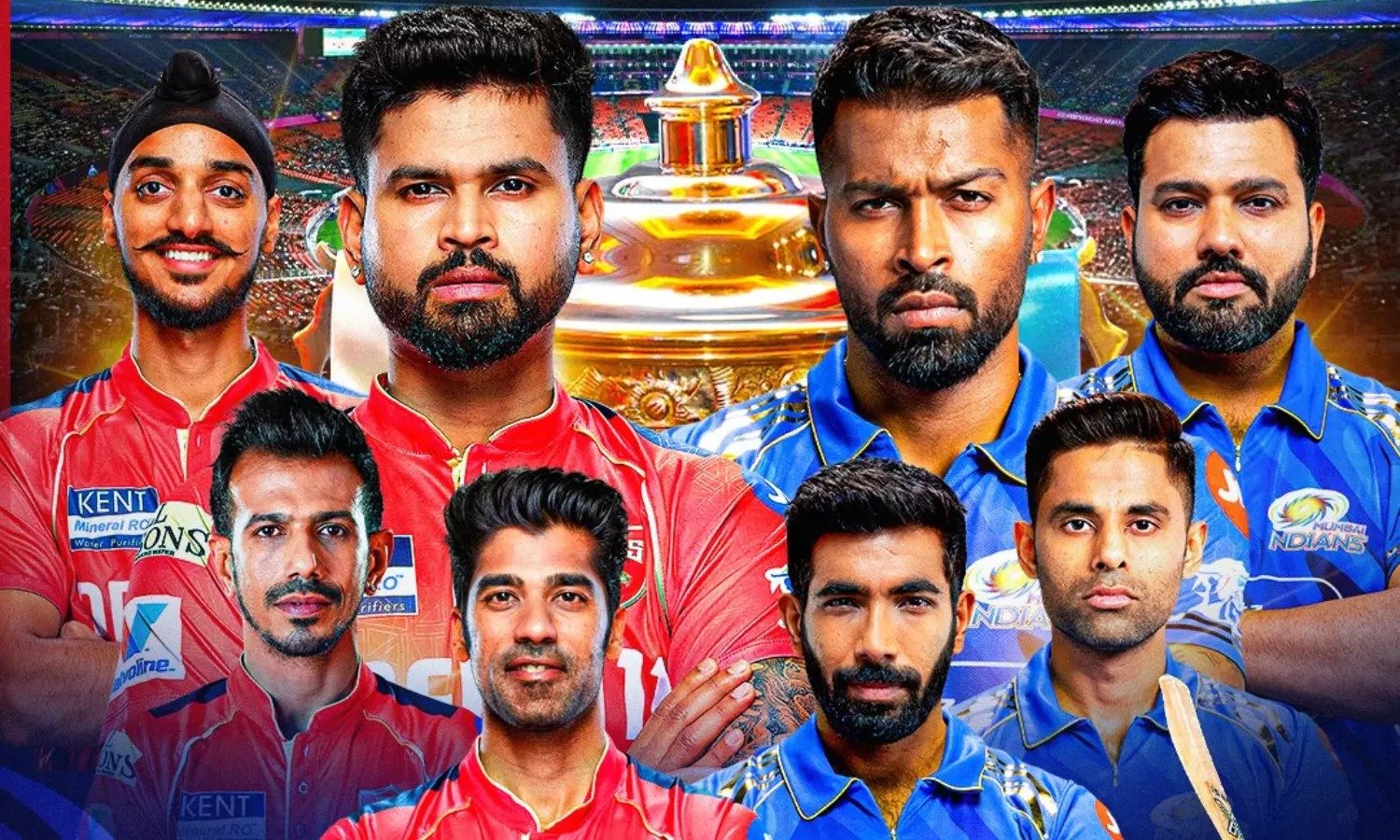 PBKS vs MI Qualifier-2: क्वालिफायर में सुपरस्टार्स की जंग, टॉप-5 खिलाड़ी होंगे आमने-सामने, देखें रिकॉर्ड