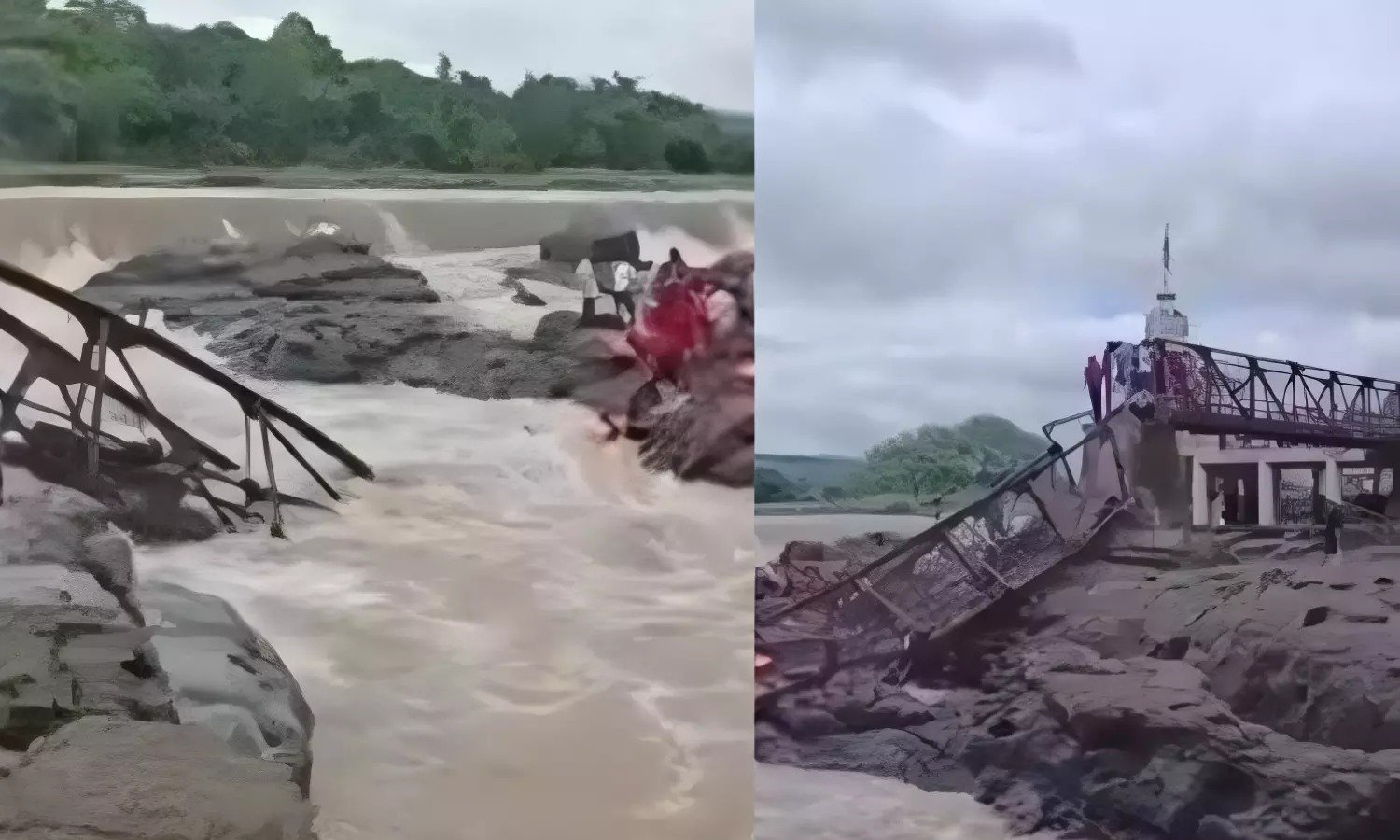 Pune Bridge Collapse Tragedy: पुणे में इंद्रायणी नदी पर बड़ा हादसा, पुल टूटने से कई पर्यटकों के बहने की आशंका