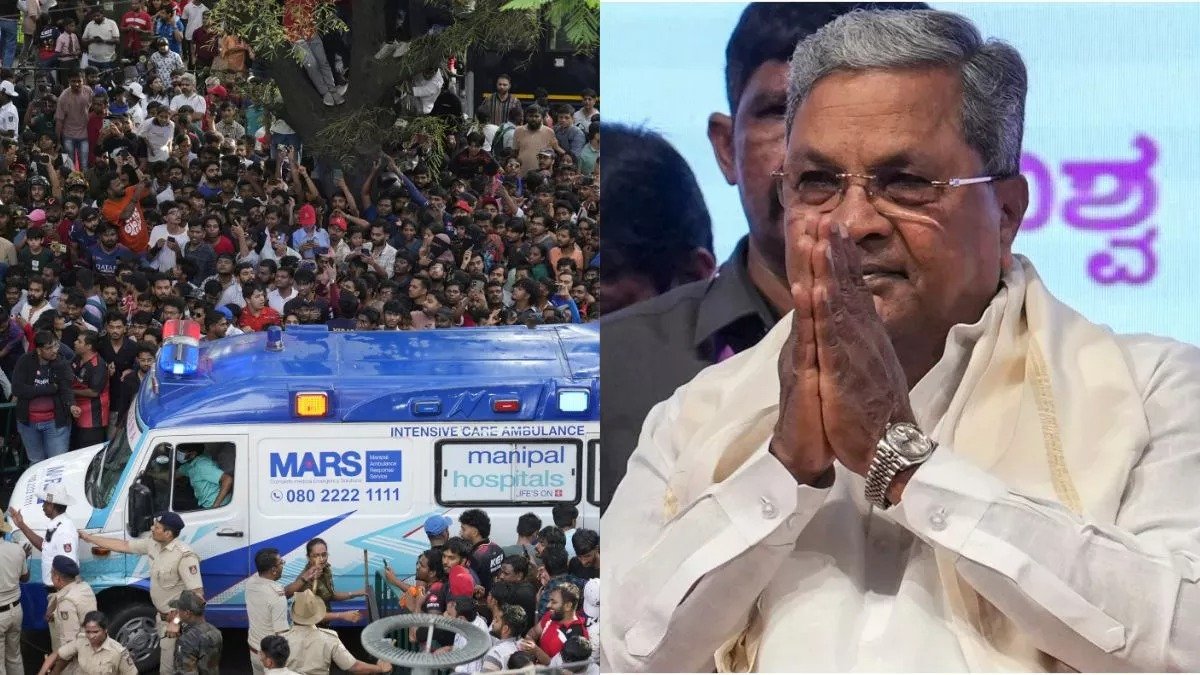 Bangalore Stampede: ‘इतनी भीड़ की उम्मीद नहीं थी’, CM सिद्धरमैया बोले- मृतकों को मिलेगा 10 लाख का मुआवजा