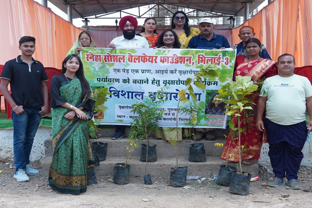 पर्यावरण संरक्षण के लिए स्नेहा सोशल वेलफेयर फाउंडेशन की शानदार पहल, वृहद वृक्षारोपण अभियान की शुरुआत, लगाए जाएंगे इतने पेड़