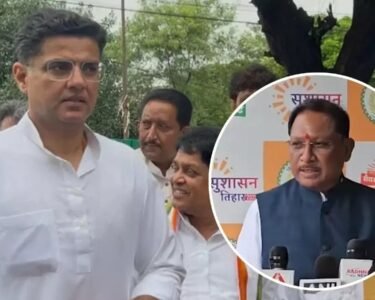 Sachin Pilot met Chaitanya Baghel in Raipur Central Jail