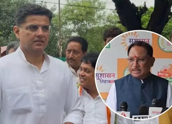 Sachin Pilot met Chaitanya Baghel in Raipur Central Jail