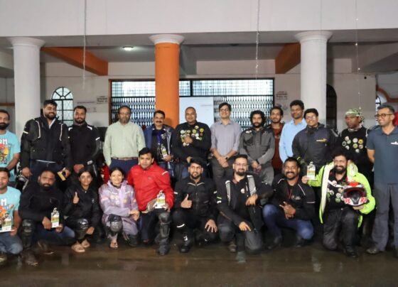 Bikers of 36RC reached Nambi Waterfall