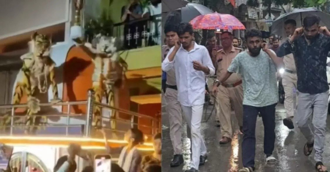 बिलासपुर मुहर्रम जुलूस विवाद: मंदिर की छत पर शेर नाच करने वाले 2 युवक गिरफ्तार