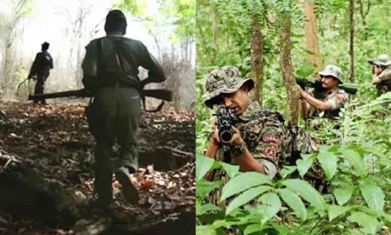 CG Naxal Encounter : नारायणपुर में पुलिस और नक्सलियों के बीच मुठभेड़, शीर्ष कमांडर समेत पांच नक्सली ढेर