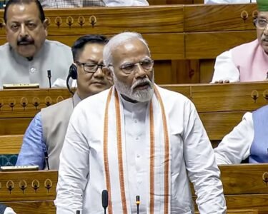 PM Modi in Parliament