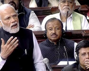 PM Modi in Parliament