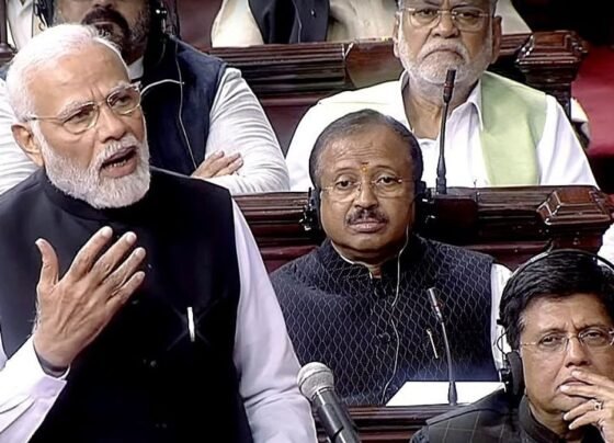 PM Modi in Parliament