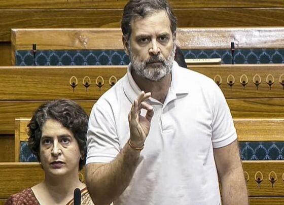 Rahul Gandhi in Parliament