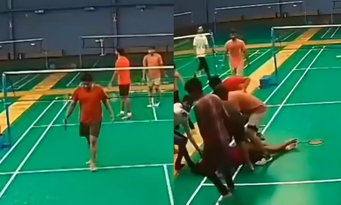 बैडमिंटन खेलते वक्त युवक को आया दिल का दौरा, अस्पताल पहुंचने से पहले तोड़ा दम, देखें VIDEO