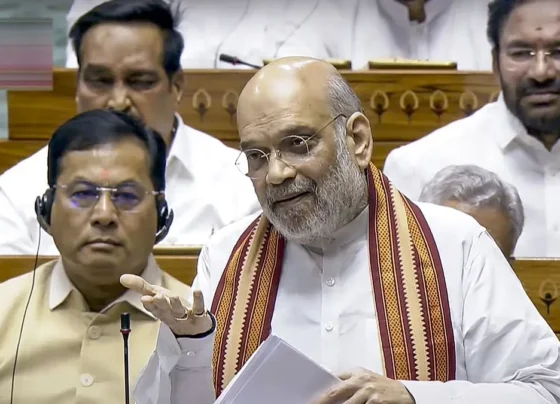 Amit Shah in Parliament