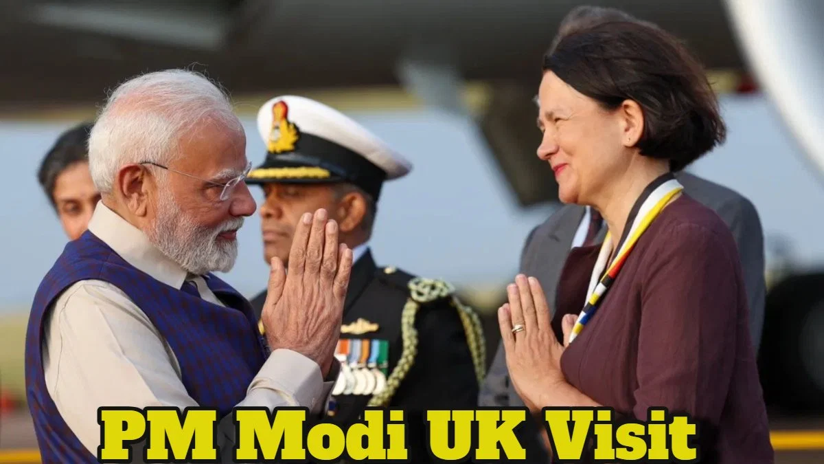 यूके पहुंचे प्रधानमंत्री मोदी, गर्मजोशी से हुआ स्वागत, पीएम कीर स्टार्मर और किंग चार्ल्स से करेंगे मुलाकात