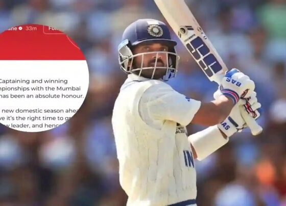 Ajinkya Rahane’s Big Announcement