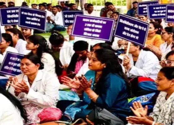 CG NHM Workers Strike
