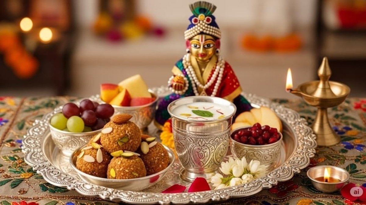 Krishna Janmashtami 2025: क्यों जन्माष्टमी पर भगवान कृष्‍ण को 8 पहर लगाते हैं भोग? जानें वजह