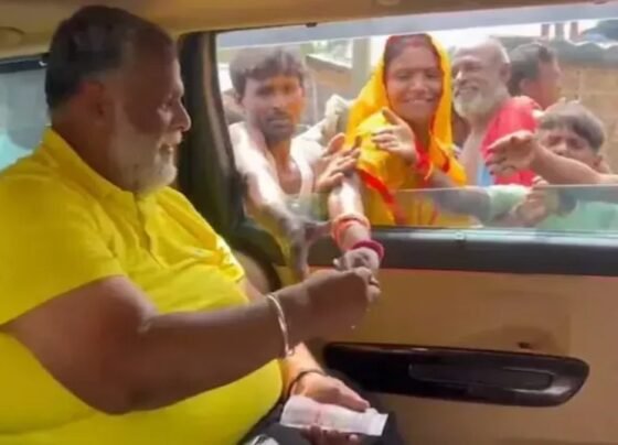 Pappu Yadav Cash Viral Video