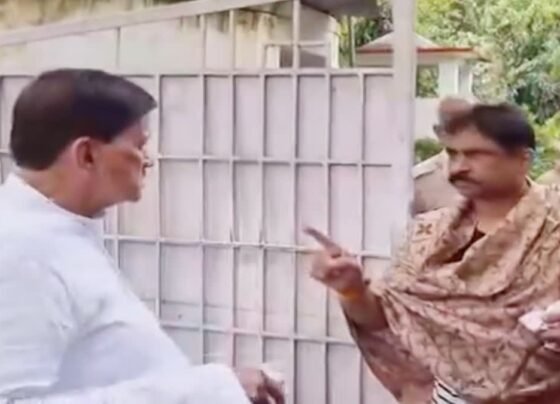 BJP MLA and Collector Dispute