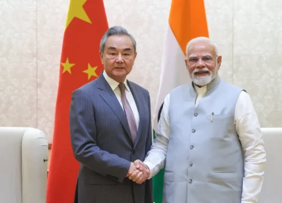 China Foreign Minister Met PM Modi