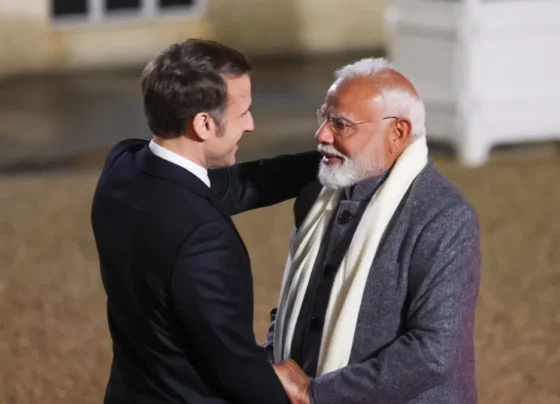 PM Modi Talks To France President Macron