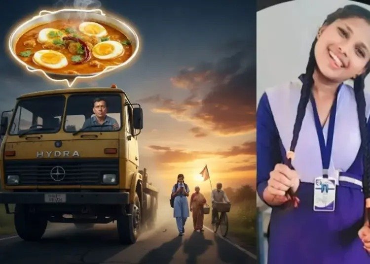 अंडा करी खाने की जल्दबाजी में छात्रा को रौंद डाला, बीजापुर में कराटे चैंपियन साक्षी की मौत, नशे में था हाइड्रा वाहन चालक