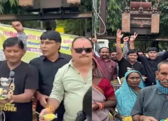 CG NHM Contract Workers Strike